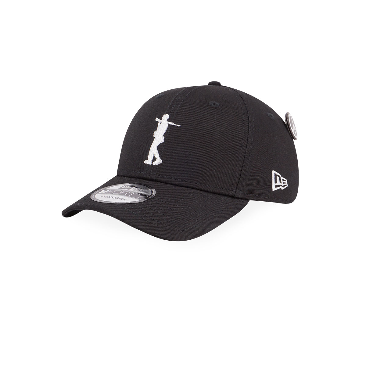 New Era 9FORTY Full Metal Jacket Black Strapback Cap