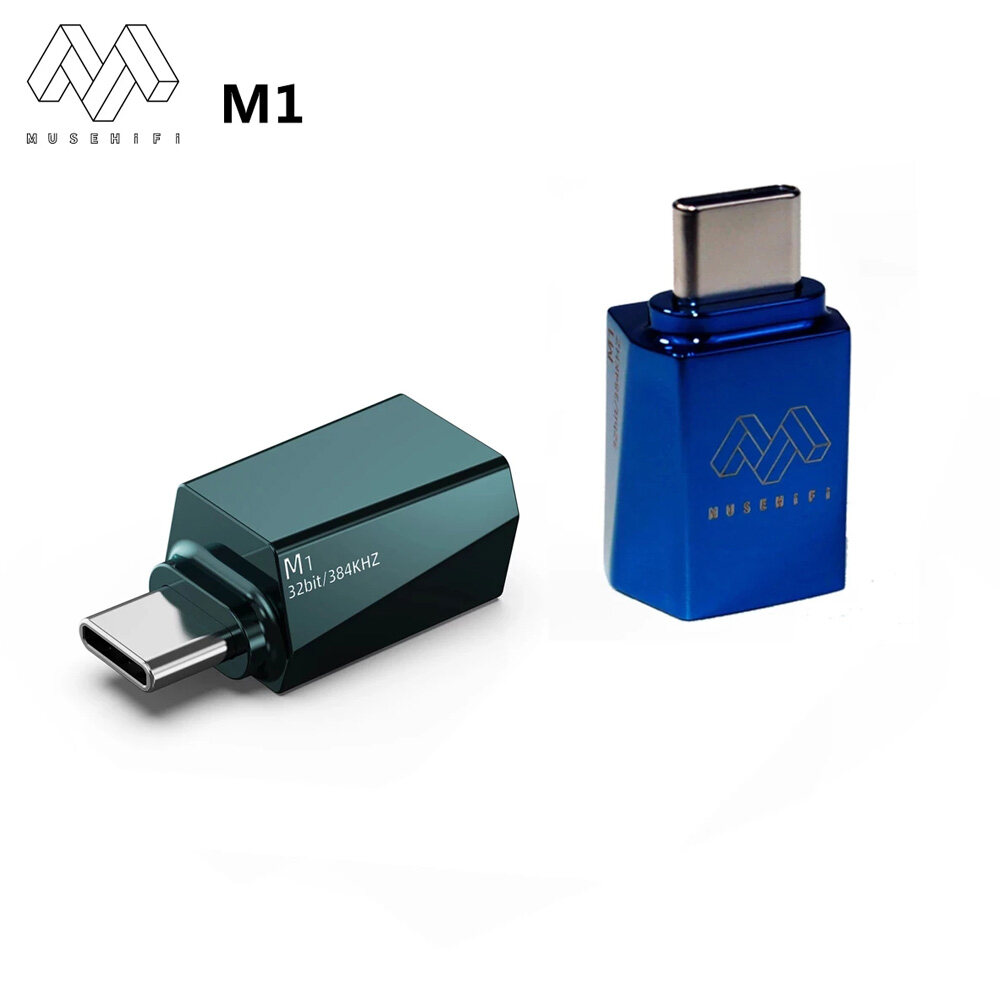 MUSEHIFI M1 Type-C to 3.5mm DAC Dongle Adapter 384kHz/32bit Digital Decoder AUX Converter USB Type C To 3.5mm Headphone Jack Audio Adapter DAC Earphone Amplifiers For 7HZ Timeless Dioko S12 ATOM2 Andr