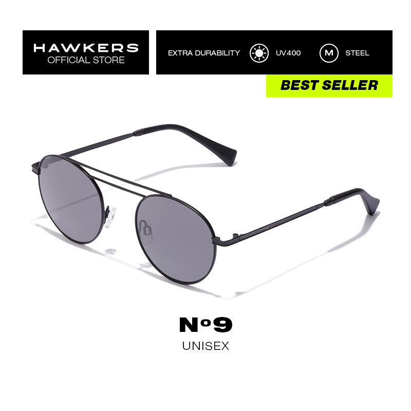 Hawkers -  Nº9 Black Sunglasses UV400 Men Women HN920BBM0