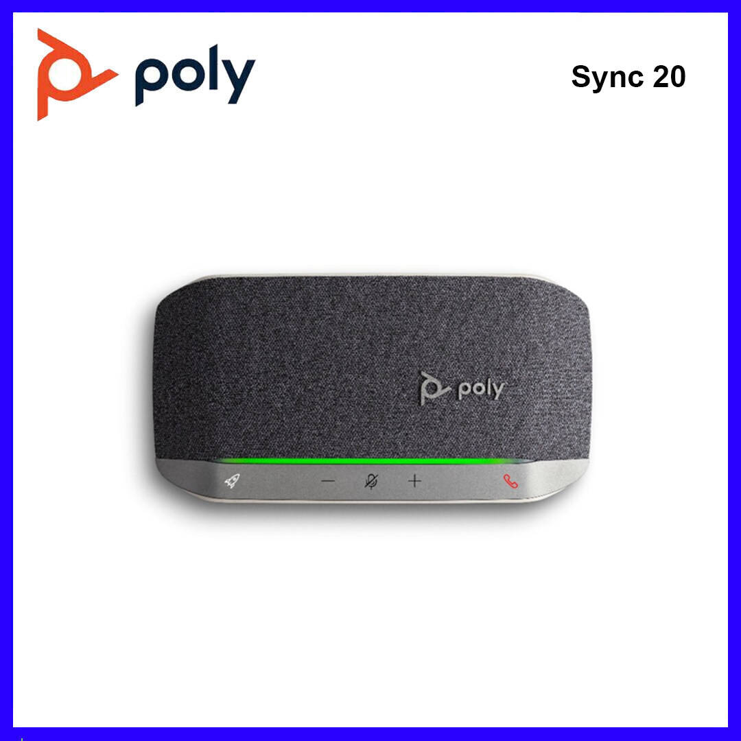 Original Poly Sync 20 Personal USB/Bluetooth Smart Speakerphone