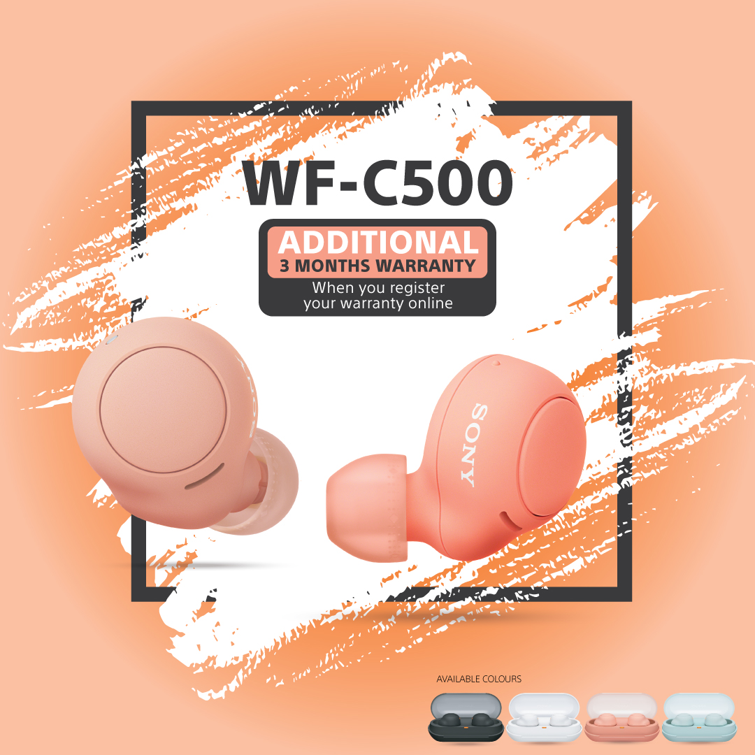 Sony Singapore WF-C500 Truly Wireless Headphones
