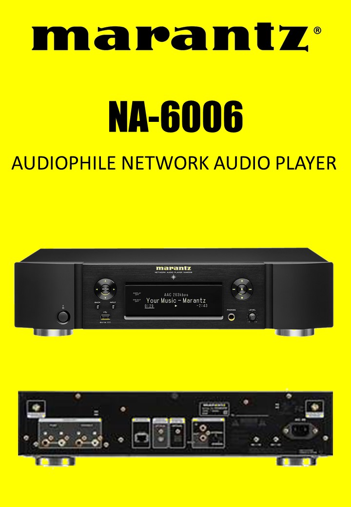 Marantz NA-6006 Audiophile Network Audio Player(Black)
